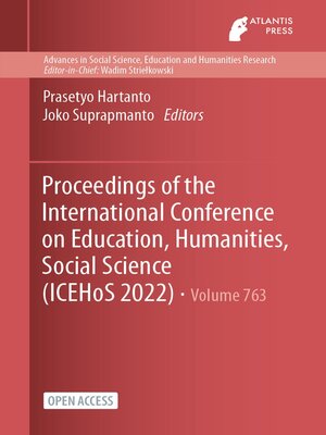 cover image of Proceedings of the International Conference on Education, Humanities, Social Science (ICEHoS 2022)